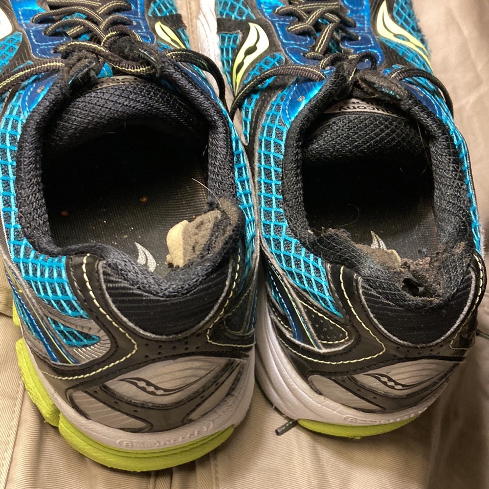 Saucony well worn Mens 10.5 Power Grid Ride 7 - Picture 5 of 7